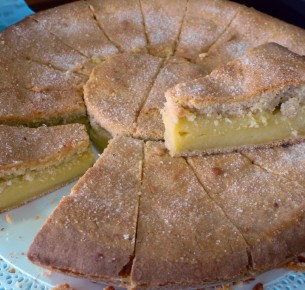 Torta della nonna alla crema